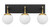 Varaluz - 352B03BLSB - Three Light Bath - Allie - Black/Satin Brass