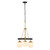 Allie Three Light Chandelier (352C03BLSB)