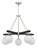 Allie Five Light Chandelier (352C05BLPN)