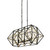 Varaluz - 353N03MBFG - Three Light Linear Pendant - Marcia - Matte Black/French Gold