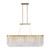 Varaluz - 359N06HG - Six Light Linear Pendant - Lafayette - Havana Gold
