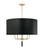 Secret Agent Five Light Pendant (368P05GOB)