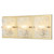 Varaluz - 376B03SB - Three Light Bath - Morgan - Satin Brass