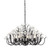 Varaluz - 378C08MB - Eight Light Chandelier - Wildflower - Matte Black