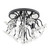 Wildflower Four Light Semi-Flush Mount (378S04MB)