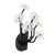 Wildflower One Light Wall Sconce (378W01MB)