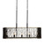 Varaluz - 380N05MBFG - Five Light Linear Pendant - Estela - Matte Black/French Gold