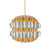 Varaluz - 382P06AGGD - Six Light Pendant - Swoon - Antique Gold/Gold Dust