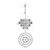 Fleur Four Light Chandelier (386C04FG)