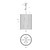 Suratto Six Light Foyer Pendant (387F06MBH)