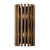 Varaluz - 387W02MBW - Two Light Wall Sconce - Suratto - Matte Black/Medium Walnut