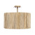 Jacob's Ladder Three Light Semi-Flush Mount (391S03FG)
