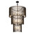 Varaluz - 393C18MBFG - 18 Light Chandelier - Park Row - Matte Black/French Gold
