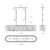 Park Row Six Light Linear Pendant (393N06MBFG)