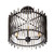 Park Row Four Light Semi-Flush Mount (393S04MBFG)