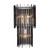 Varaluz - 393W03MBFG - Three Light Wall Sconce - Park Row - Matte Black/French Gold