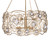 Ethereal Rose Six Light Chandelier (500C06HGOB)