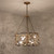 Ethereal Rose Six Light Chandelier (500C06HGOB)
