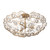Ethereal Rose Three Light Semi-Flush Mount (500S03HGOB)