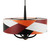 Patchwork Five Light Pendant (501P05BLSB)