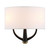 Varaluz - 503W02BLSB - Two Light Wall Sconce - Patchwork - Black/Satin Brass