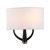 Patchwork Two Light Wall Sconce (503W02BLSB)