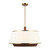 Varaluz - 520P06SBW - Six Light Pendant - Desert Flyer - Satin Brass/Medium Walnut