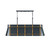 Varaluz - 536N05ZNCBRZ - Five Light Linear Pendant - Brasserie - Blackened Zinc/Heritage Bronze