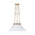 Varaluz - 540P01AWHTBRZ - One Light Pendant - Mood Swings - Heritage White/Heritage Bronze