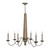 Varaluz - 545C06BRZ - Six Light Chandelier - Dinner at - Heritage Bronze