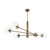 Mid-Century Six Light Linear Pendant (612750)