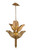 Banana Leaf Six Light Chandelier (901C06GO)