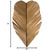 Banana Leaf Two Light Wall Sconce (901K02GO)