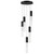 ET2 - E11015-144BK - LED Pendant - Reeds - Black