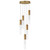 ET2 - E11015-144GLD - LED Pendant - Reeds - Gold