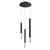 ET2 - E11023-95BK - LED Pendant - Diaphane - Black