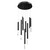 ET2 - E11029-95BK - LED Pendant - Diaphane - Black