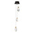 ET2 - E11073-122BKPG - LED Pendant - Pebble - Black / Polished Gold