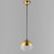 Half Moon LED Mini Pendant (E20361-92MG)