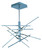 ET2 - E20695-PC - LED Pendant - Kriss Kross - Polished Chrome