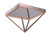 ET2 - E20812-RG - LED Flush Mount - Pyramid - Rose Gold