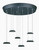ET2 - E20904-BK - LED Pendant - Quantum LED - Black