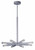 ET2 - E21028-MW - LED Pendant - Spoke LED - Matte White