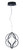 ET2 - E21172-BK - LED Pendant - Aura - Black