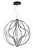 ET2 - E21178-BK - LED Pendant - Aura - Black