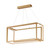ET2 - E21266-GLD - LED Linear Pendant - Penrose - Gold