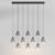 Dewdrop LED Linear Pendant (E21566-142BK)