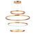 ET2 - E22729-GLD - LED Pendant - Groove WiZ - Gold