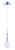 ET2 - E23121-18PC - LED Pendant - Larmes LED - Polished Chrome