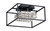 ET2 - E23300-20BK - LED Flush Mount - Zephyr - Black